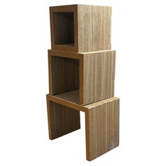 Frank Gehry Corrugated Cardboard Nesting Tables