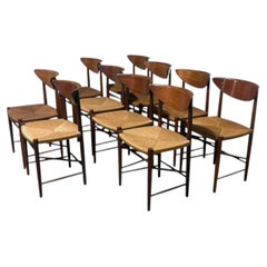 10er-Set – Peter Hvidt Mid-Century-Esszimmerstühle aus Teakholz, Dänemark, 1960er Jahre
