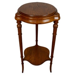 1960's Hollywood Regency Faux Bamboo High Table Stand