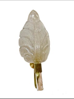 Barovier & Toso Wall Lighting Glass Murano 10 units, Italy, 1970