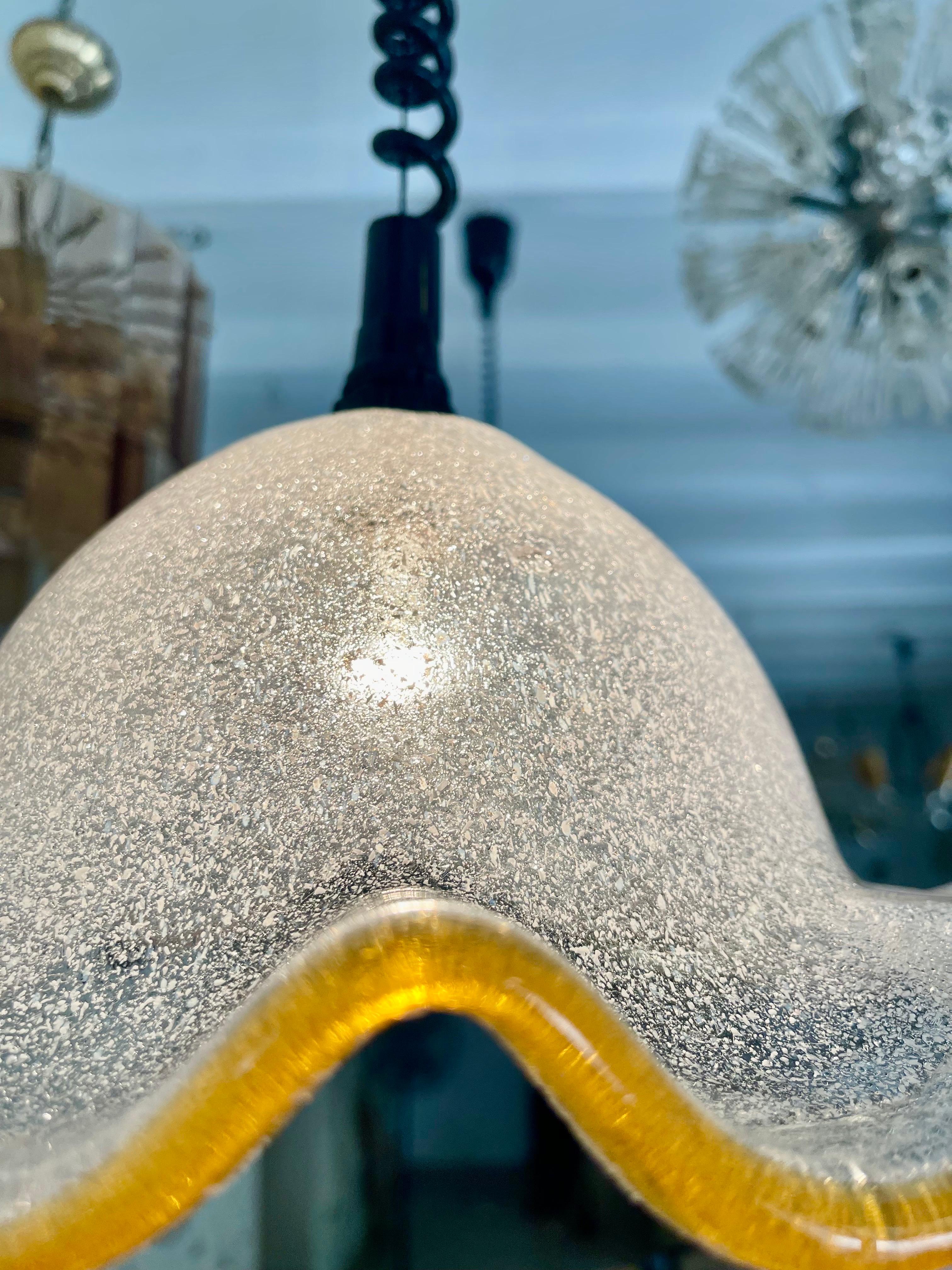 Colgante Mazzega Murano con Cristal Bicolor  Italia, 1970 en Bueno estado para la venta en La xara, VC