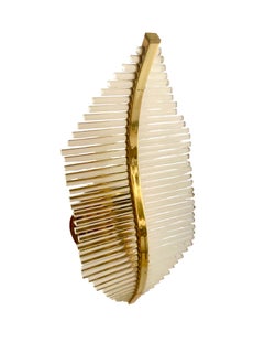 Sciolari glass wall lighting murano 6 units , italy 1970s