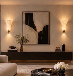 Wall lighting Art Deco marble 4 units , Italy 1970