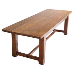 Monumental Dutch Oak Dining Table
