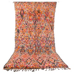 Marokkanischer Berber-Teppich im Nomaden-Boho-Chic-Stil, Vintage, um 1970