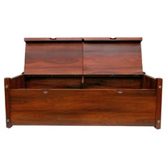 Retro Mid-Century Modern Trunk Model “Sabara” in Hardwood by Sergio Rodrigues, 1965