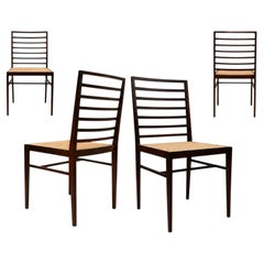 1950s Brazilian Rosewood Dining Chairs by Joaquim Tenreiro, 1950s