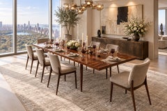 Brazilian Mid-Century Modern Extendable Dining Table in Hardwood, Cimo, 1960s