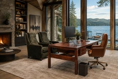 Brazilian Modern Monumental Executive Desk in Rosewood, Sergio Rodrigues, 1959