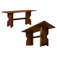 “Denúncia” Dining Table in Solid Pequi Wood by José Zanine Caldas, Brazil, 1970s