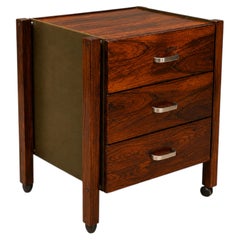 Brazilian Modern Filing Cabinet & Drawers in Rosewood, Jorge Zalszupin, 1960’s