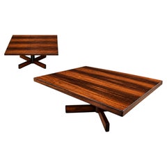 Brazilian Modern “Chanceler” Side Tables in Rosewood & Metal, Jorge Zalszupin