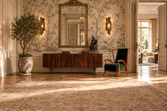 Poltrona in Wood Wood & Greene & Greene Mohair, Giuseppe Scapinelli, Brasile, anni '50