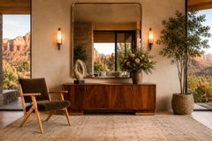Brazilian Modern Armchair by José Zanine Caldas in Pau Marfim & Velvet, 1950s