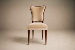 Brazilian Modern Set of 8 Dining Chairs in Rosewood & Mohair, Pisciotta e Filhos