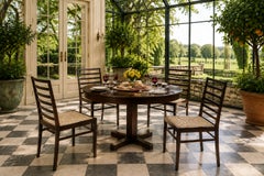 Brazilian Modern Rosewood Round Dining Table by Celina Decorações, 1960s