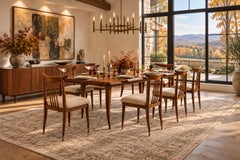 Extendable Dining Table in Caviúna, Attributed to Giuseppe Scapinelli, Brazil, 1