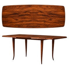 Extendable Dining Table in Caviúna, Attributed to Giuseppe Scapinelli, Brazil, 1