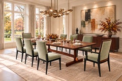 Mesa de comedor brasileña de palisandro moderno, diseñada por Jorge Jabour para Móveis Cantú, década de los 60