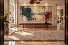 Sergio Rodrigues, Brazilian Modern, 1958 - "Mucki" bench in Rosewood, Brazil.
