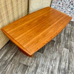 Mid-Century Modern Danish Style Teak Coffee Table by Nordic Furniture. C 1970s