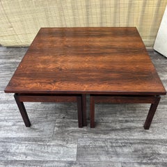 Danish Mid Century Modern Nesting Coffee Table by Arne Hovmand Olsen. C. 1970s