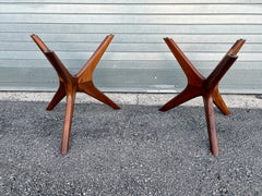 A Pair of Mid Century Modern Side Tables Attributed to Adrian Pearsall. C 1960s