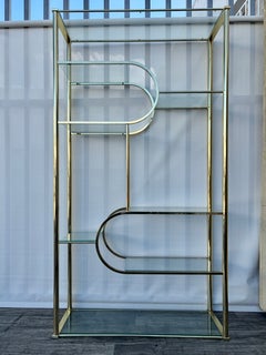 Mid Century Modern Etagere by Design Institut America in the Milo Baughman Style