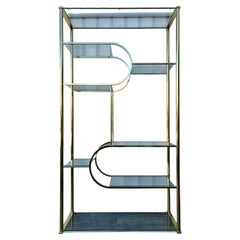 Mid Century Modern Etagere by Design Institut America in the Milo Baughman Style