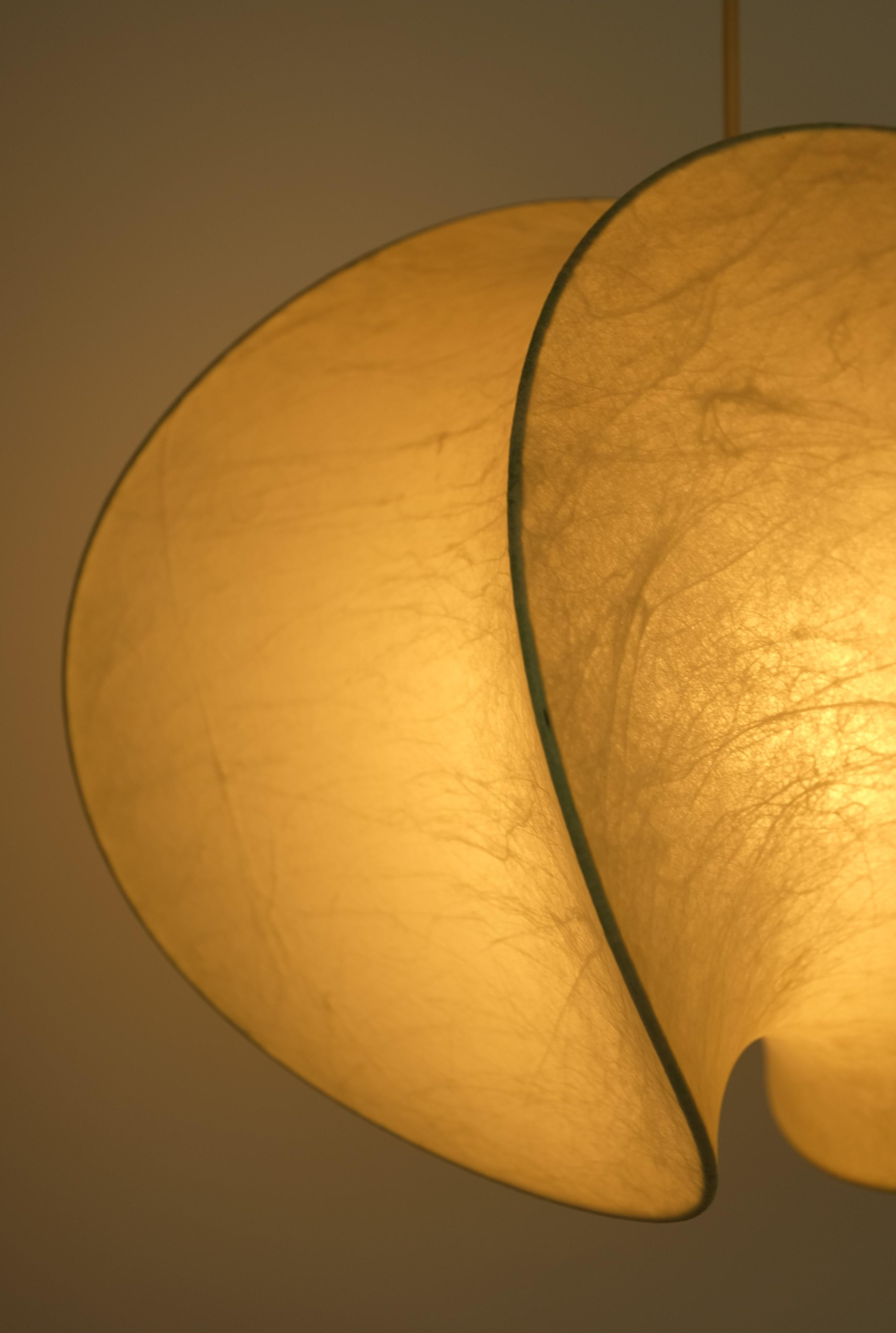 Lampada a sospensione a forma di bozzolo Orsa di Goldkant, Germania, metà del secolo 1960 in vendita 9