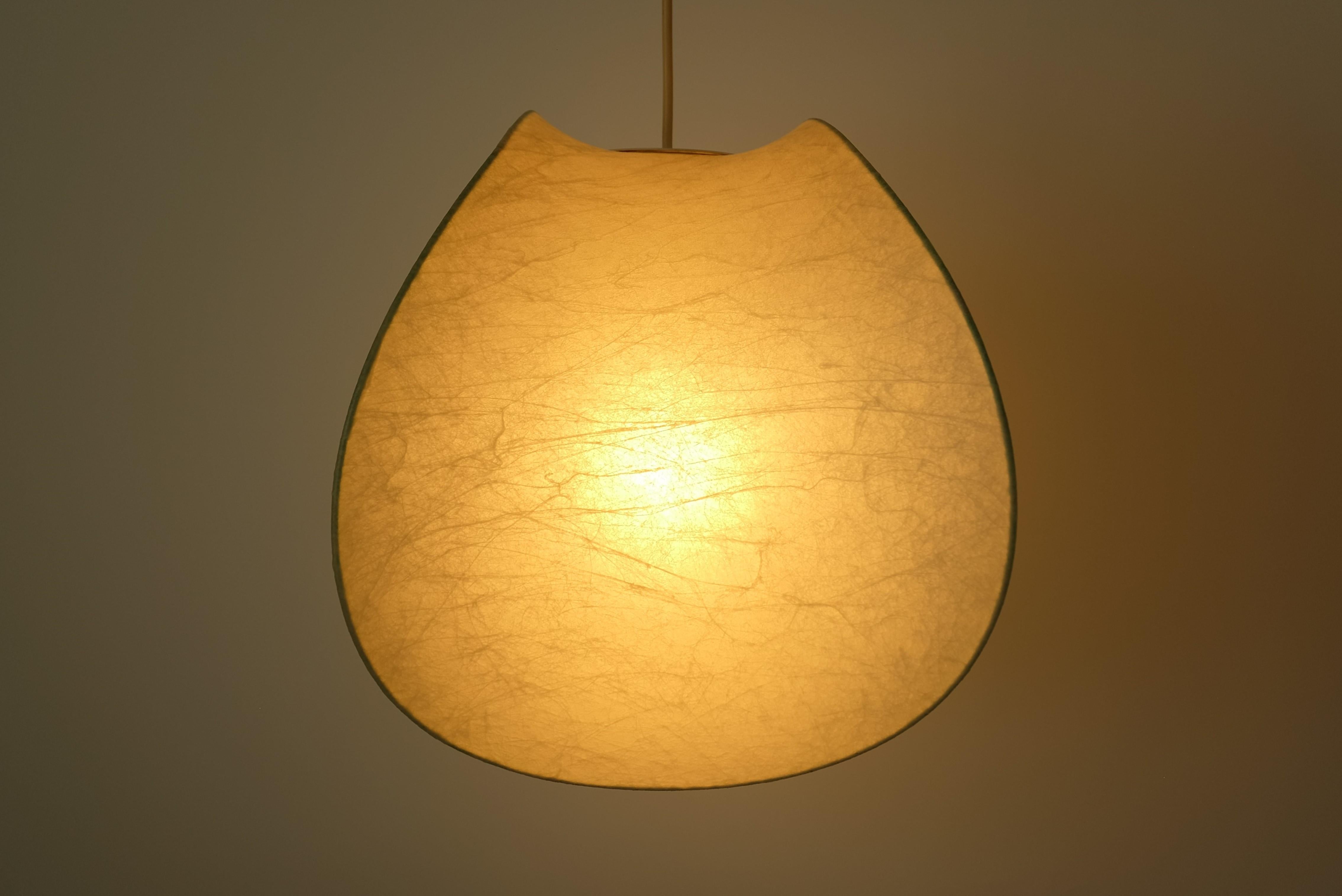 Lampada a sospensione a forma di bozzolo Orsa di Goldkant, Germania, metà del secolo 1960 in vendita 6
