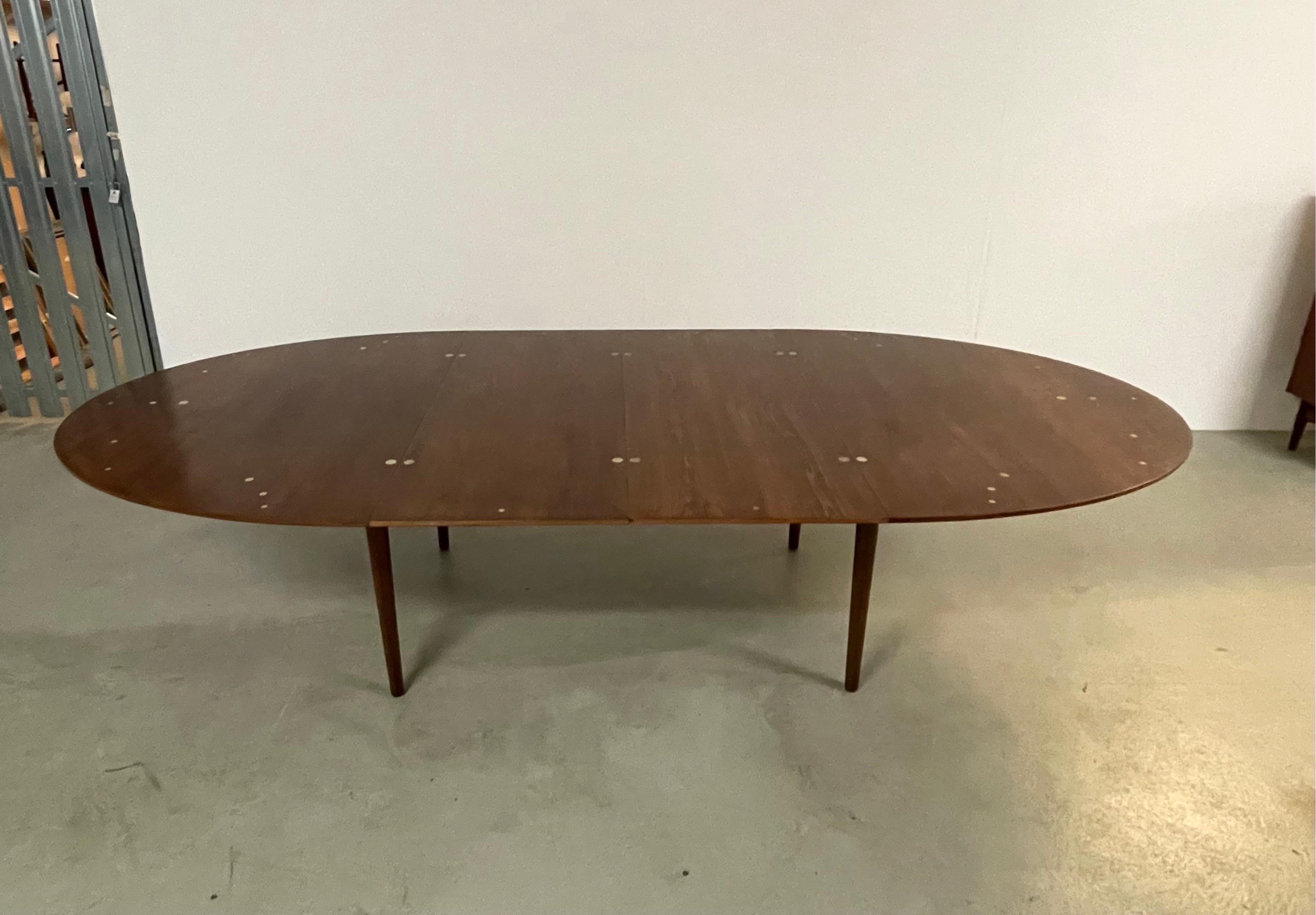 20th Century Finn Juhl Model Judas Dining Table in Palisander 1950s For Sale