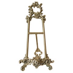 Louis XV Style Table Easel made of Embossed Bronze.
