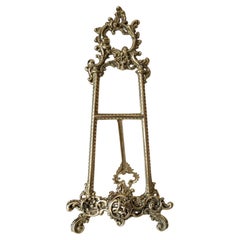 Louis XV Style Table Easel made of Embossed Bronze.