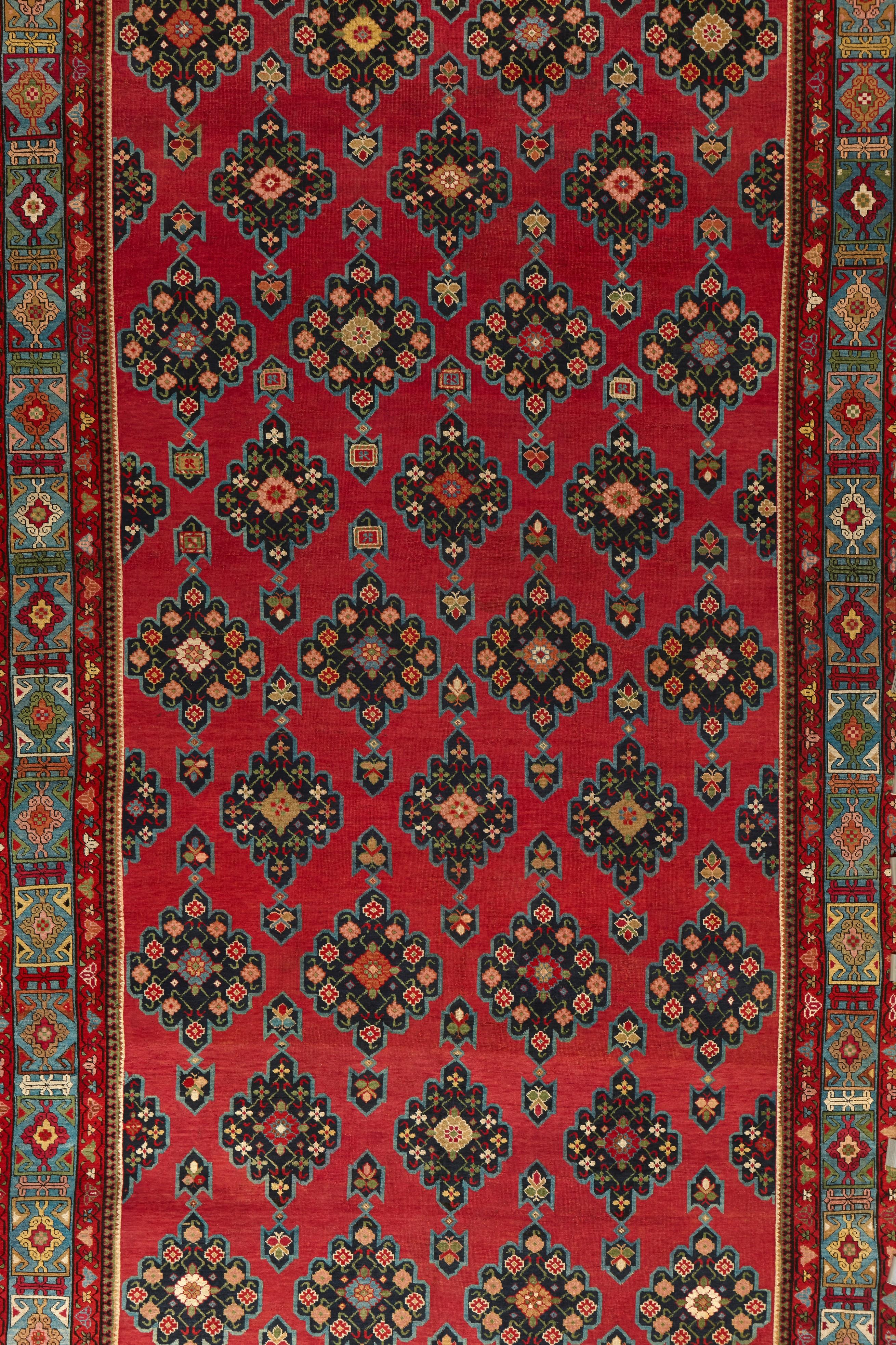 Armeno Tappeto antico di Karabagh Gallery (a) Gallery in vendita