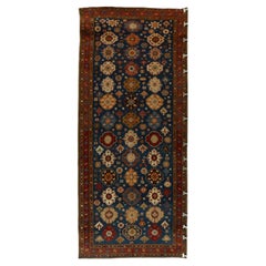Attractive Antique Daghestan Gallery Carpet