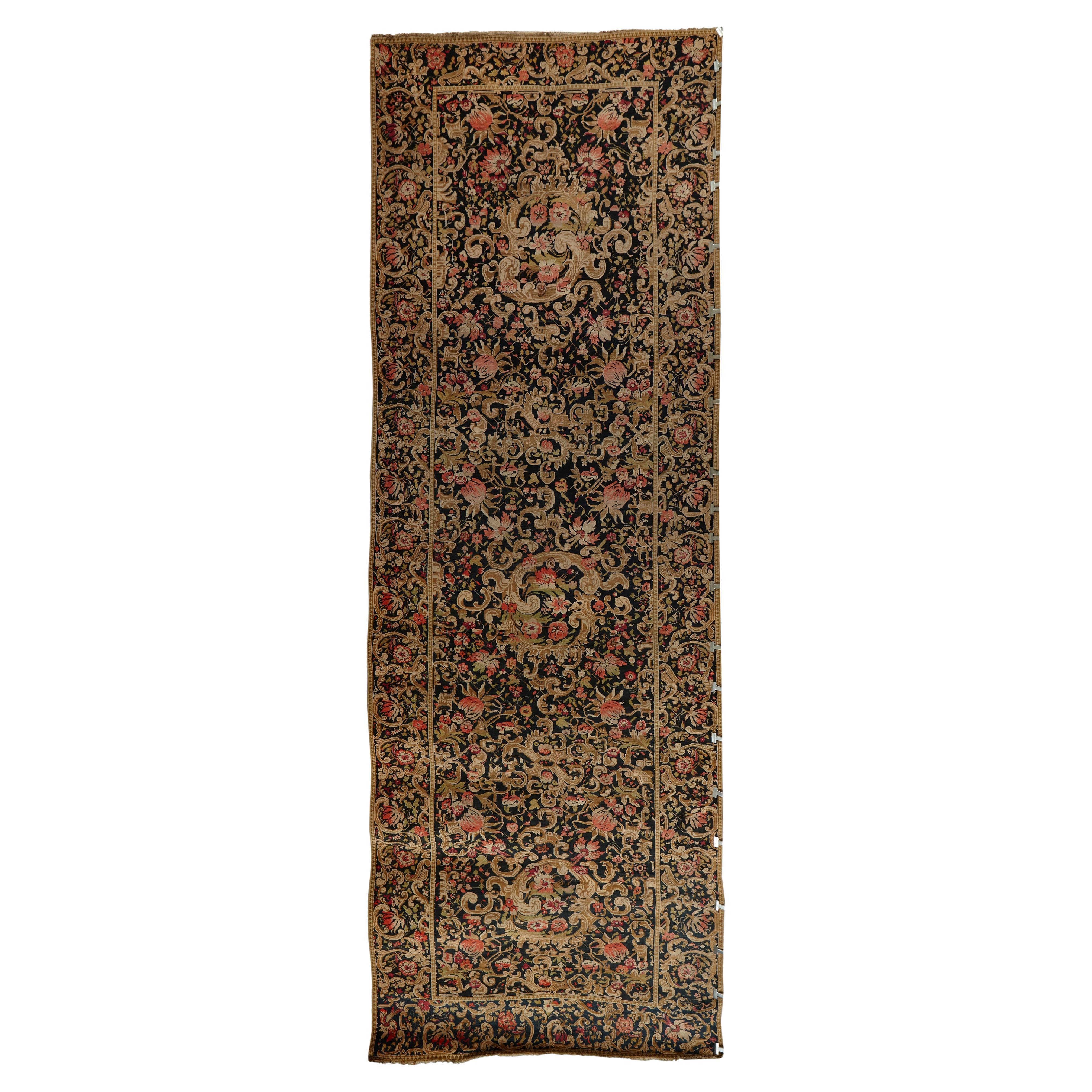 Savonnerie-Design Antiker Karabagh Gallery-Teppich