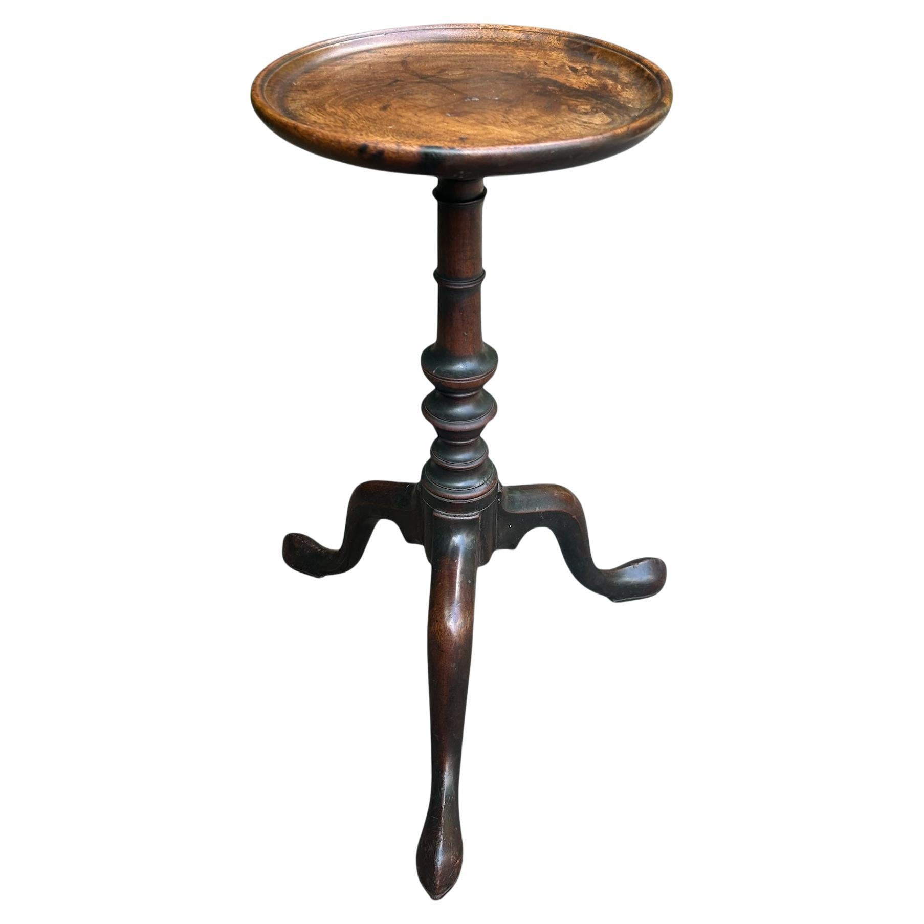 English Georgian Mahogany Kettle Stand/Wine Table Circa 1760 For Sale