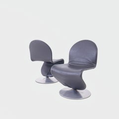 Sedie da pranzo System 1-2-3 di Verner Panton per Fritz Hansen, anni '70