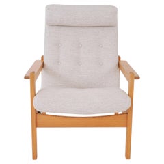 Poltrone norvegesi di Hiorth & Østlyngen in pelle di pecora, anni '50