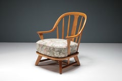 Scandinavian spindle-back armchair, 1960s