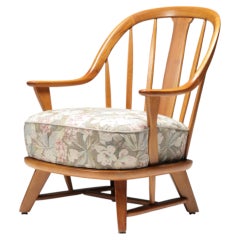 Scandinavian spindle-back armchair, 1960s