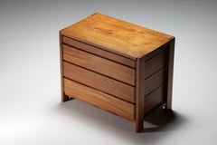 R03 chest of drawers in solid elm by Pierre Chapo, France, 1970s