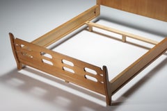 Cama de roble de Guillerme et Chambron, Francia, alrededor de la década de 1960