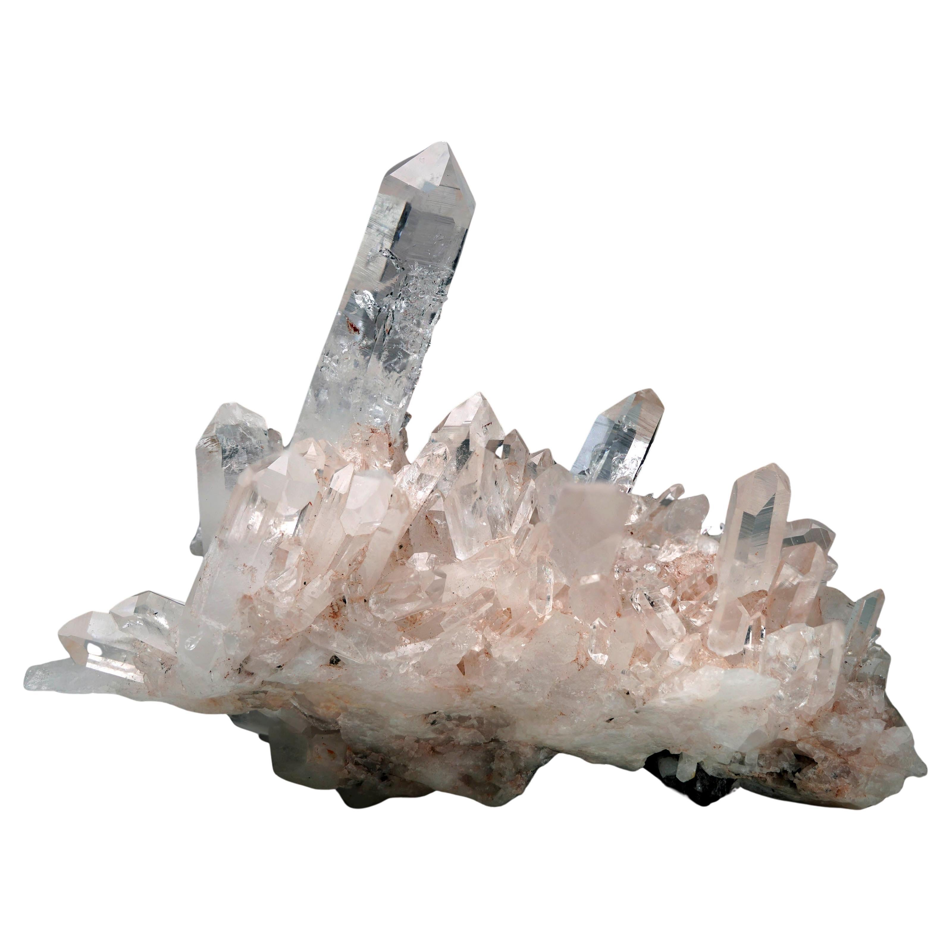 Natural Rose Quartz Cluster with Lithium Inclusions From Colombia – 4.41 Lb.