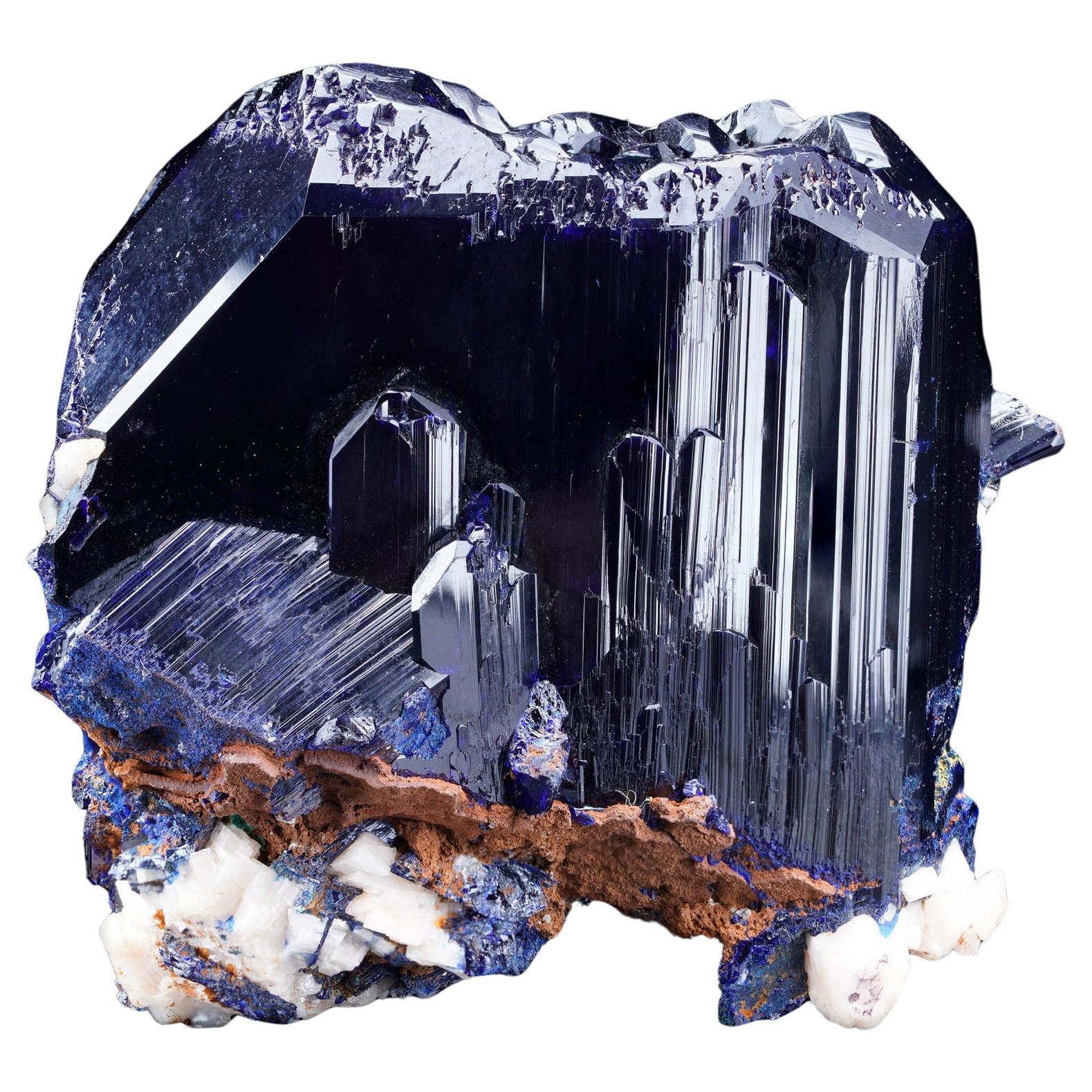 Azurite Crystal From Tsumeb Mine, Namibia For Sale