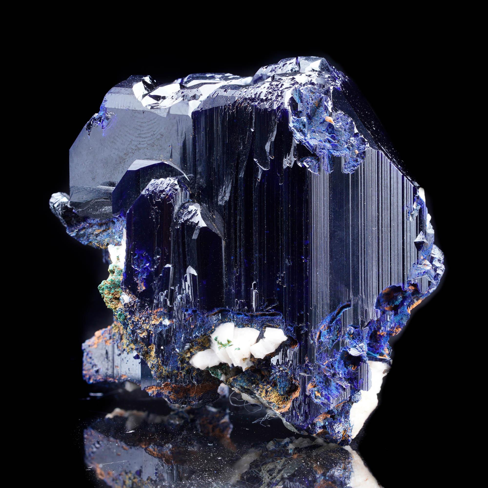 Namibian Azurite Crystal From Tsumeb Mine, Namibia For Sale