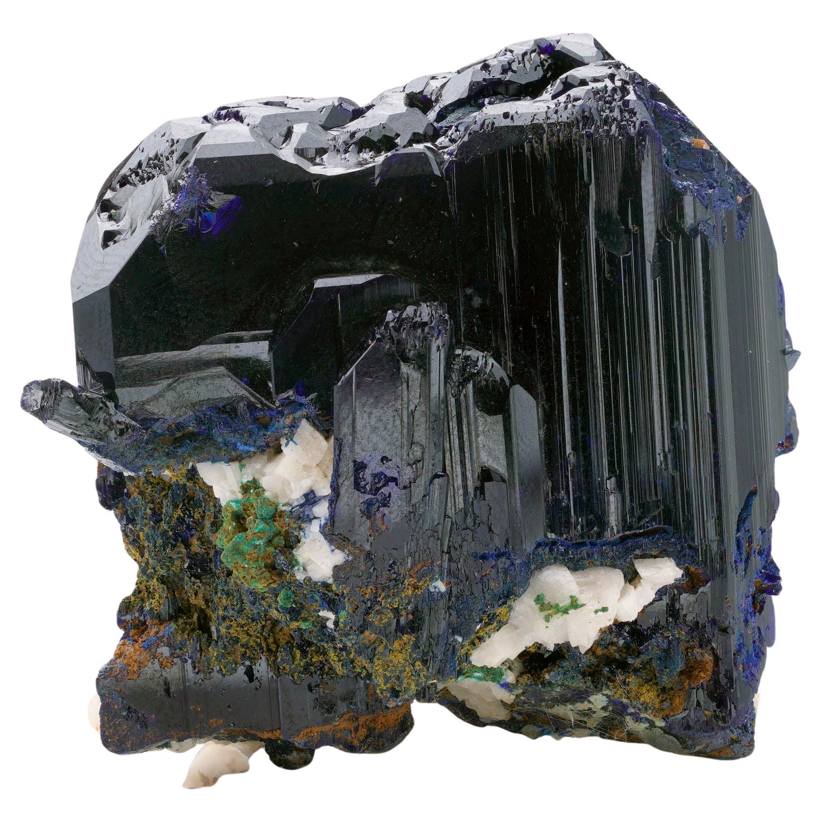 Cristal de azurita de la mina de Tsumeb, Namibia en venta