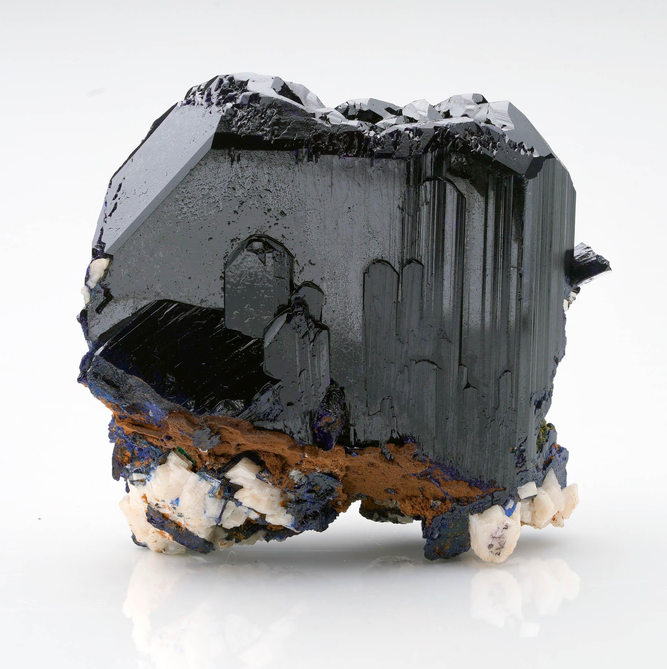 Cristal de azurita de la mina de Tsumeb, Namibia en Nuevo estado para la venta en New York, NY