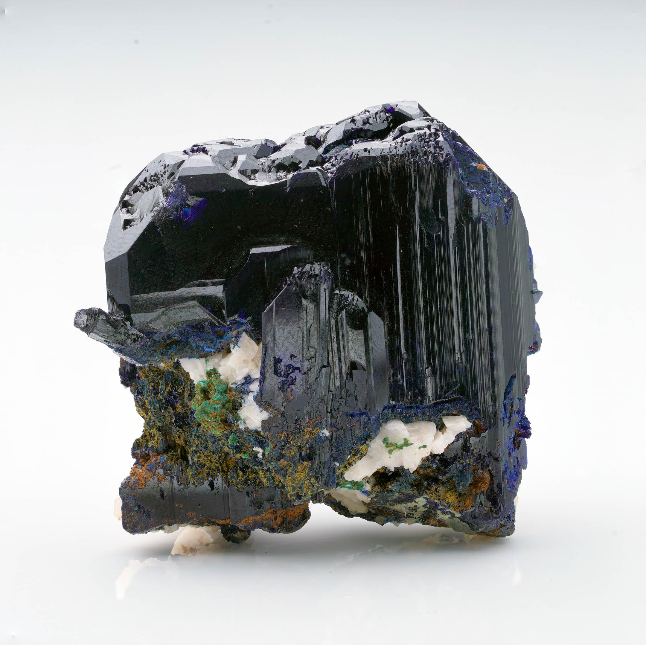 Cristal de azurita de la mina de Tsumeb, Namibia en venta 5